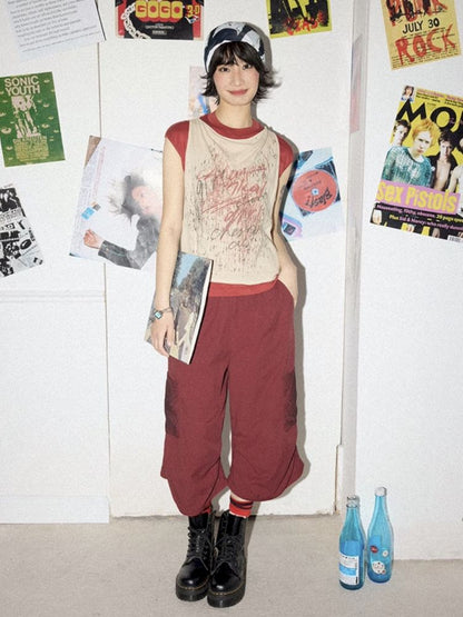 Fake Two Swing Collar Vest【s0000012290】