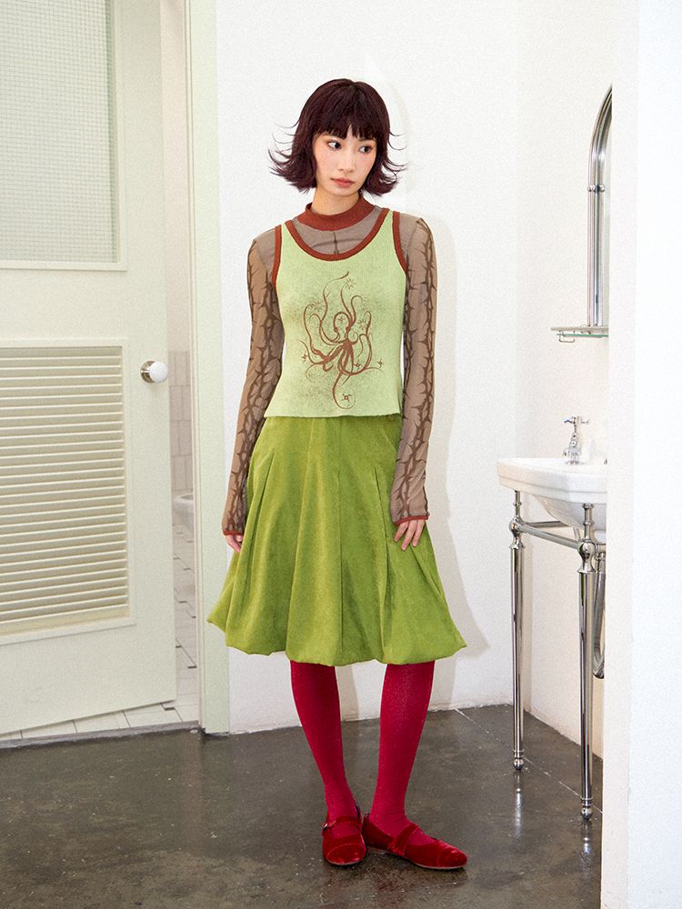 Slim Bottom Long Sleeve T-Shirt【s0000011640】