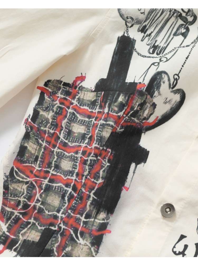 Slim-Fit Long-Sleeve Shirt Top【s0000014471】