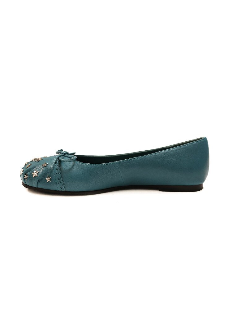 Baroque Star Studded Pleated Shoe【s0000016413】
