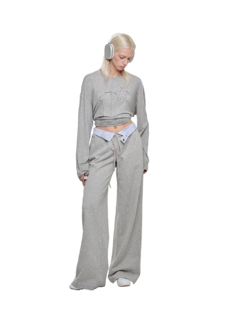 Slim Loose Lazy Wind Wide-leg Casual Pants【s0000011603】