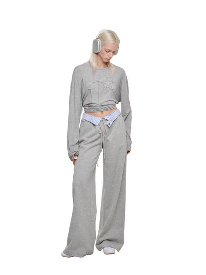 Slim Loose Lazy Wind Wide-leg Casual Pants【s0000011603】