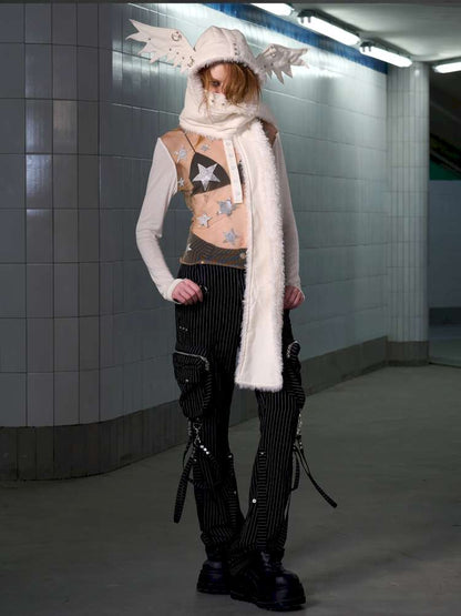 Stacked Striped Pants【s0000014643】