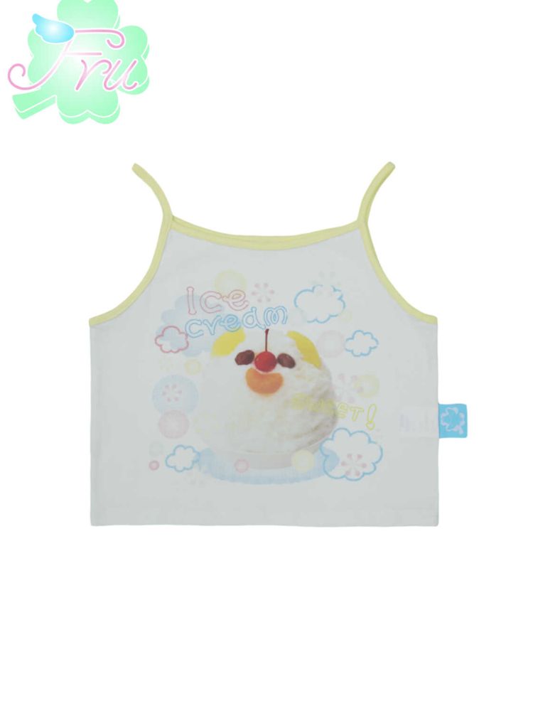 WHITE SWEET GIRL SMALL VEST CAMISOLE [S0000009088]