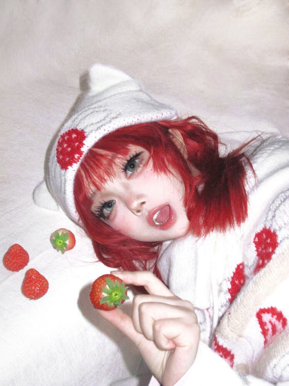 Strawberry Cake Folded Cold Hat【s0000015554】
