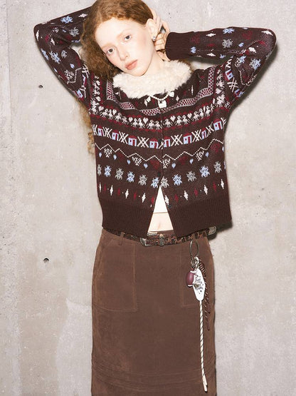 Large Pockets Leather Skirt【s0000014410】