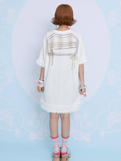 Print Versatile Pleated Half Skirt【s0000017452】