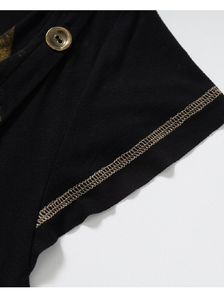 Punk Metallic Bikini Short T-Shirt【s0000016978】