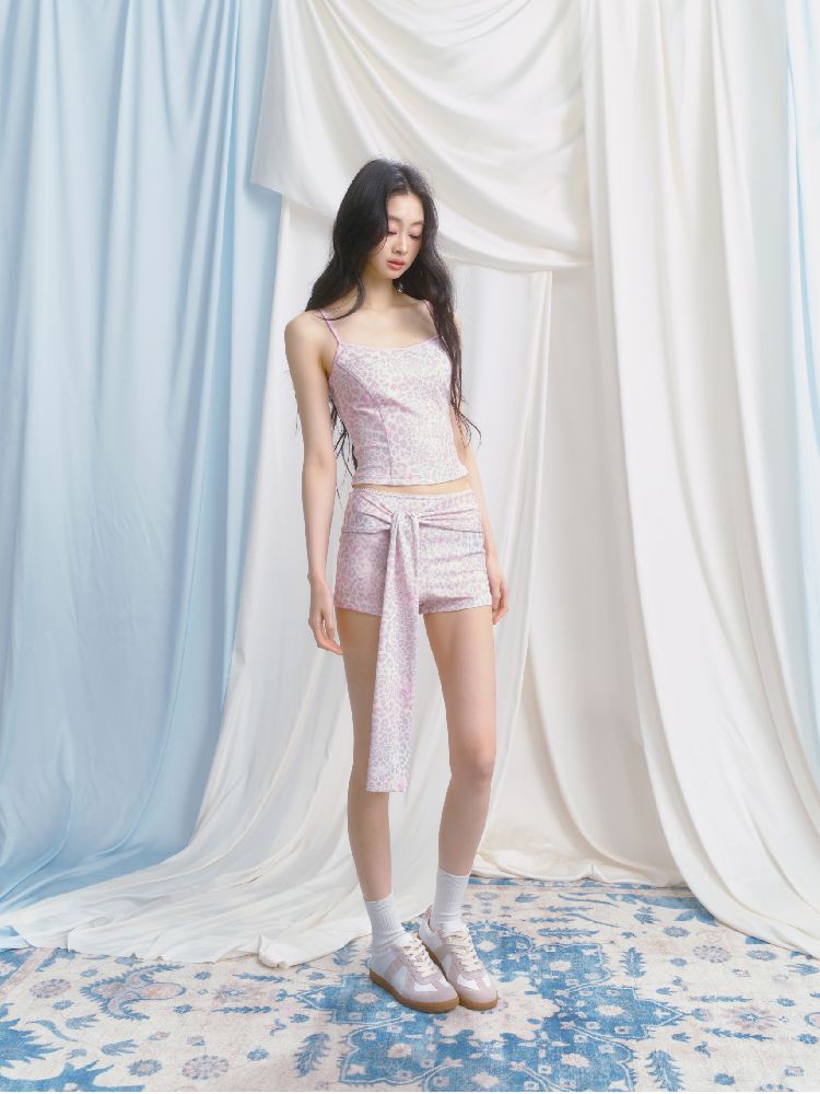 Camisole Top Strappy Shorts Set【s0000012150】