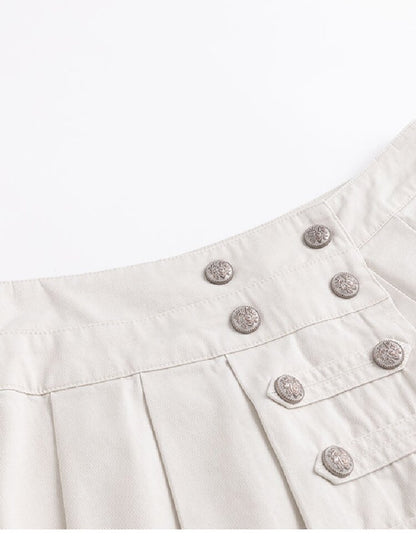 Napoleon Pleated Patchwork Pants【s0000018105】
