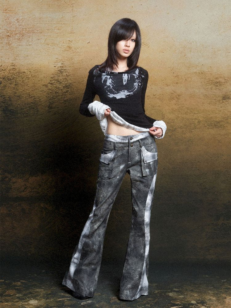 Colorblocking Plaid Splicing Micro Pants【s0000011813】