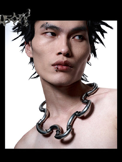 Adjustable Mechanical Futuristic Choker【s0000018875】