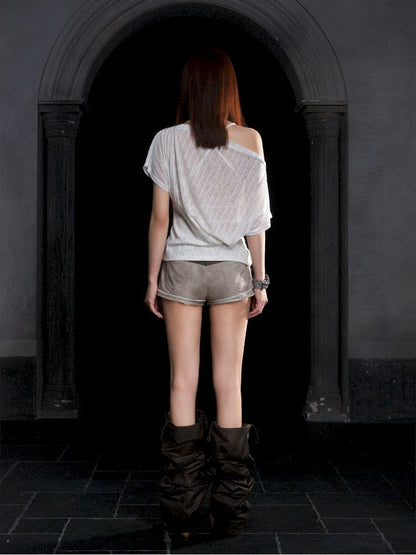 Multi-pocket low-rise shorts【s0000012307】