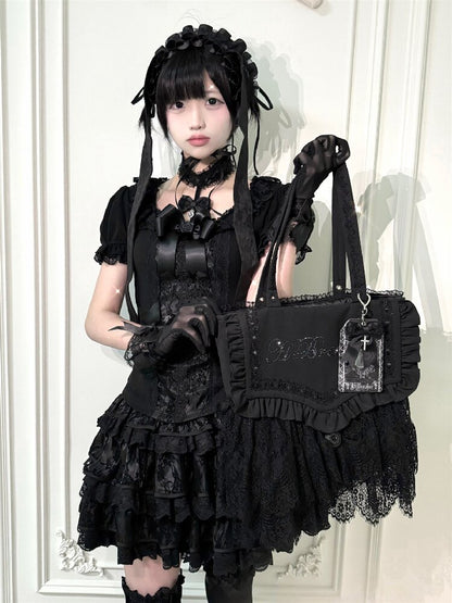 Bow Integrated Collar Choker【s0000016394】