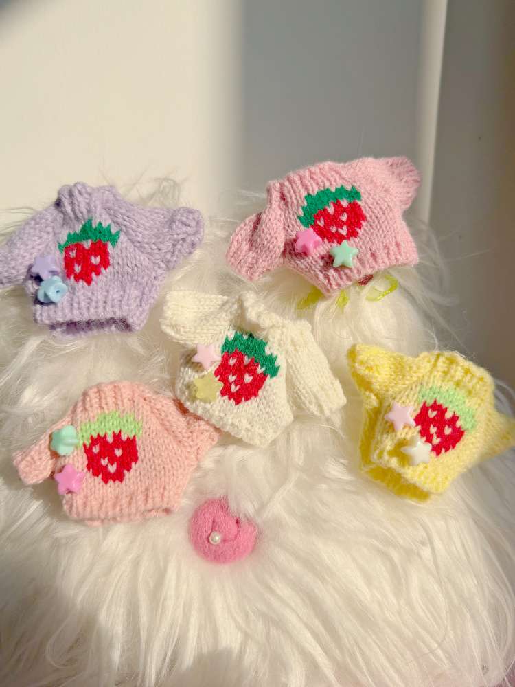 Strawberry Knitted Hair Accessories【s0000015112】
