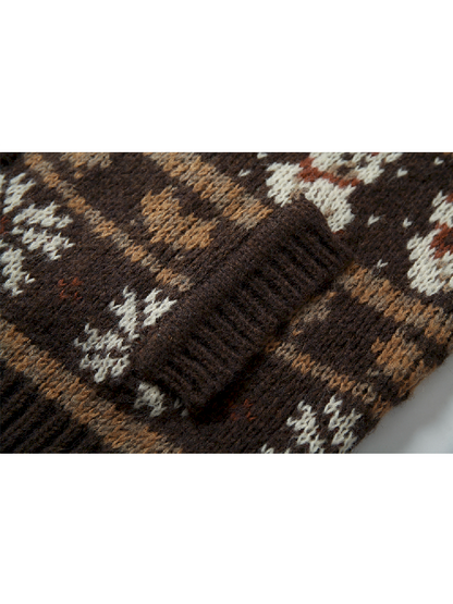 Mohair Wool Knit Cardigan Sweater【s0000011217】