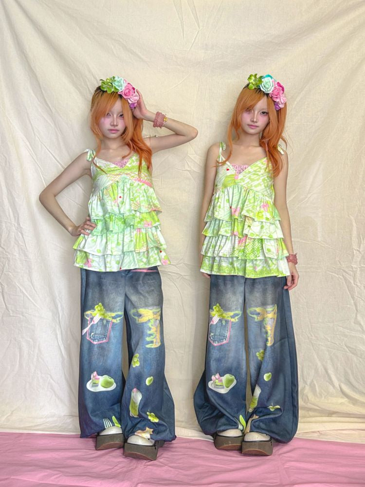 Multi-Layer Cake Lace Camisole【s0000013229】