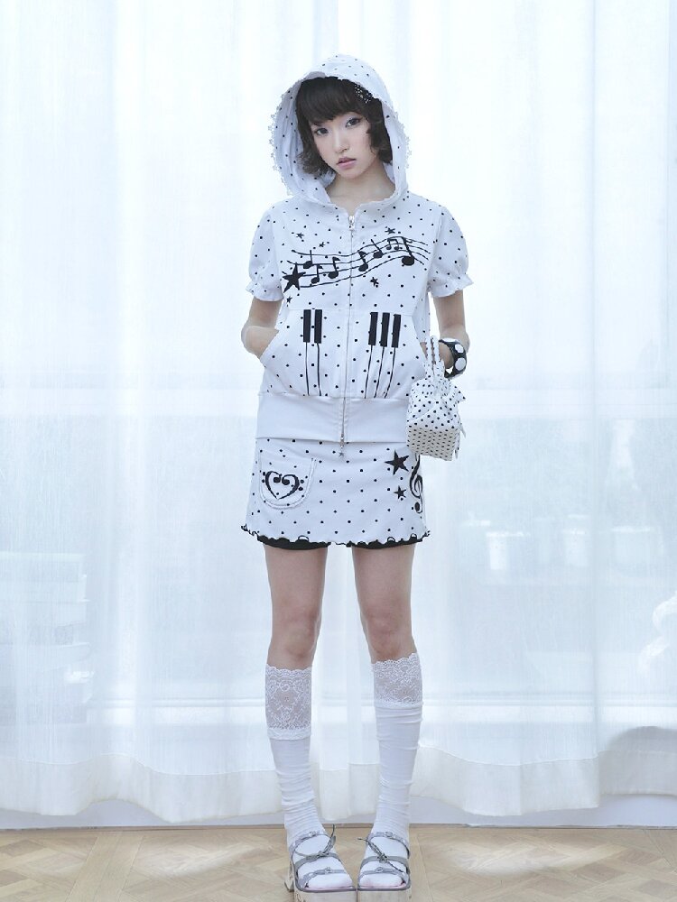 Embroidery Polka Dot Skirt Pants【s0000016548】