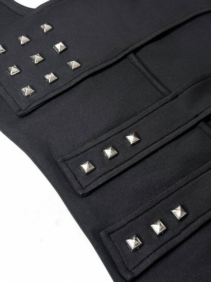 Hollow Rivet Irregular Skirt【s0000016950】
