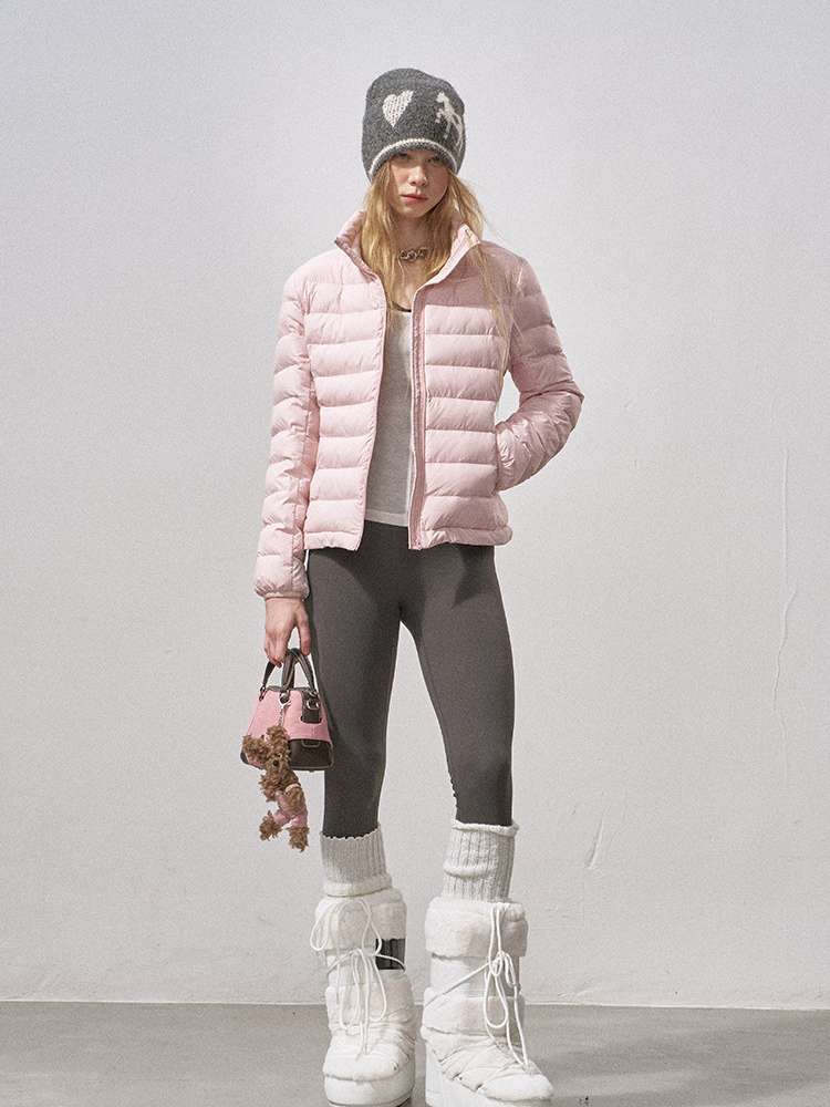 Quilted White Duck Down Jacket【s0000015234】