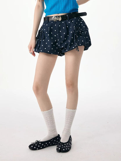 Ink Dots Cloud Bud Short Skirt Pants【s0000017252】