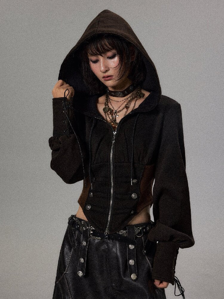 Court Napoleon Washed Hoodie Jacket【s0000018499】