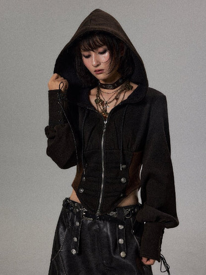 Court Napoleon Washed Hoodie Jacket【s0000018499】
