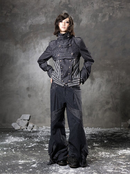 Loose Wide-Leg Jeans【s0000015958】