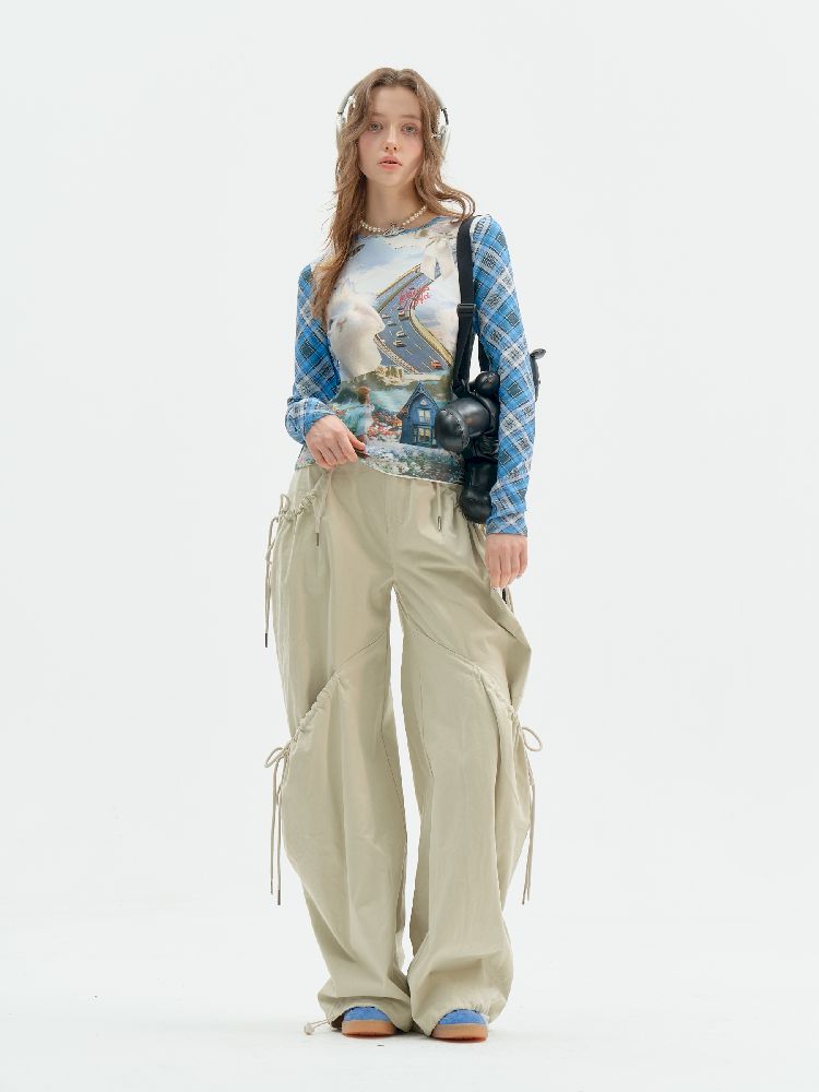 Straight Wide Leg Workwear Casual Pants【s0000011511】