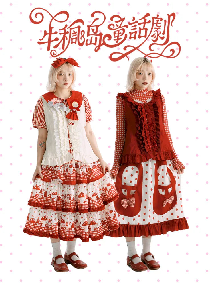 Embroidered Floral Headpiece Vest【s0000013934】