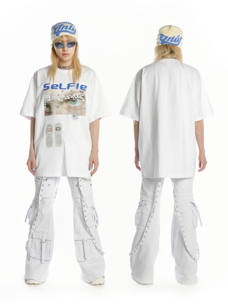 American Street Hip Hop Short Sleeve T-Shirt【s0000012453】