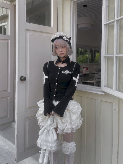 Cinching Short Cardigan T-Shir【s0000011343】