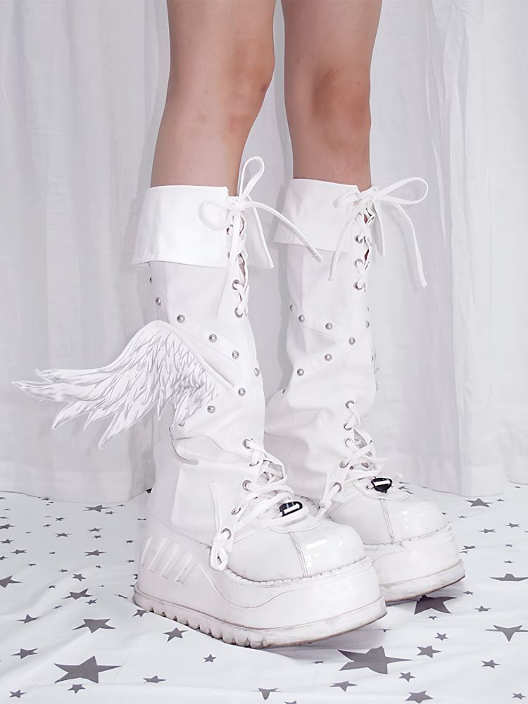 Angel Wings Leg Warmers【s0000013879】