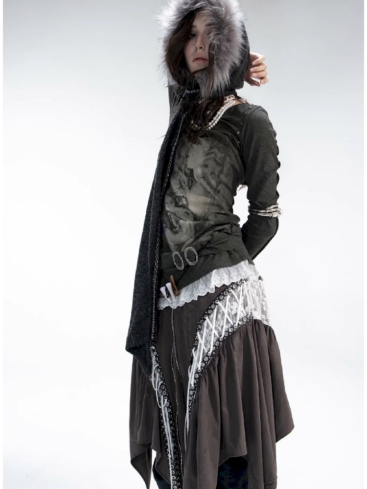 Romantic Styling Half Skirt【s0000011269】