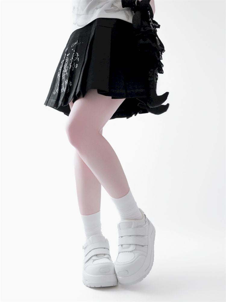 Lace-up thick-soled sneakers【s0000012963】