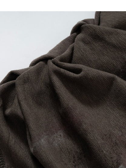 Lace Stitched Hooded T-Shirt【s0000015545】