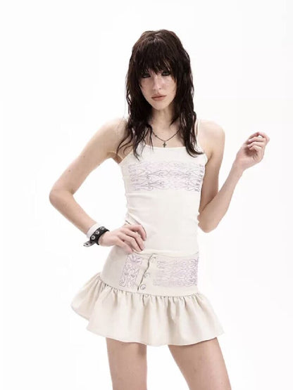 Rhinestone Knit Hot Girl Camisole【s0000018288】