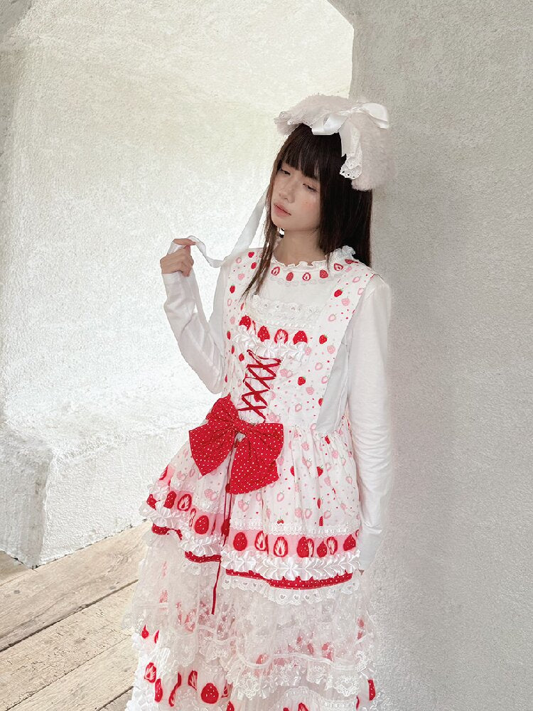 Lace Collar Long Sleeve Top【s0000018536】