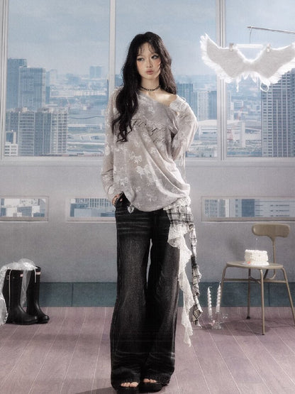 Slanted Collar Bow Sunscreen Top【s0000016526】