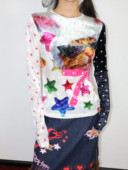 Cat Candy Paper Velvet Base Top【s0000018673】