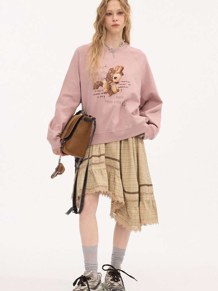 Irregular Wave Panelled Skirt【s0000015418】