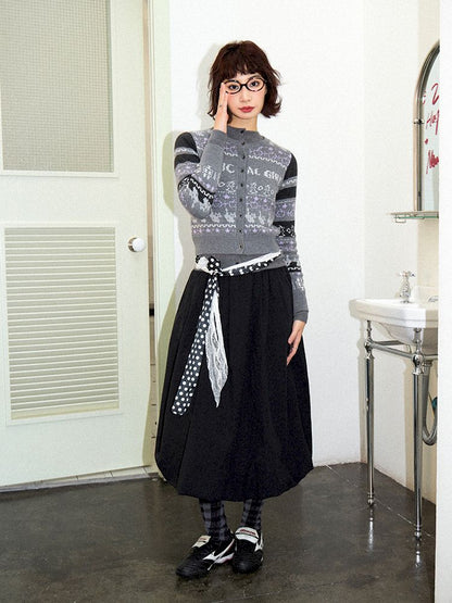 Apple Fair Isle Knit Cardigan【s0000011644】