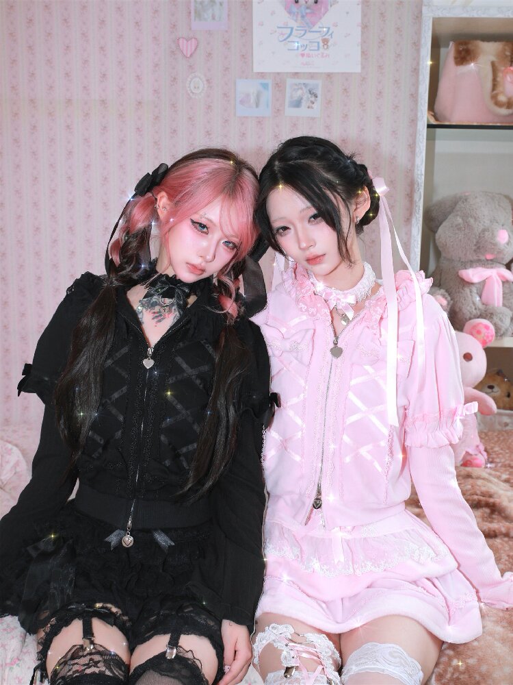 Cat Ear Faux Sweatshirt Jacket【s0000018532】