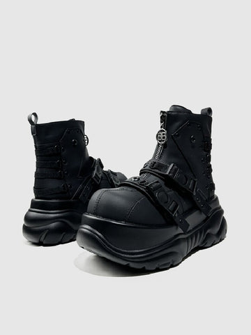 Muffin Platform Trendy Biker Boots【s0000015709】