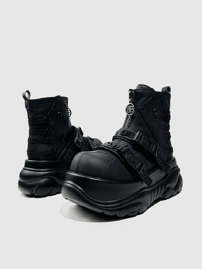 Muffin Platform Trendy Biker Boots【s0000015709】