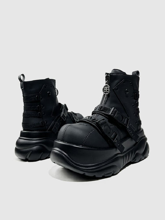 Muffin Platform Trendy Biker Boots【s0000015709】