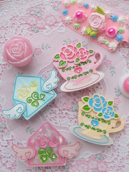 Love Letter Envelope Hair Clip【s0000017464】