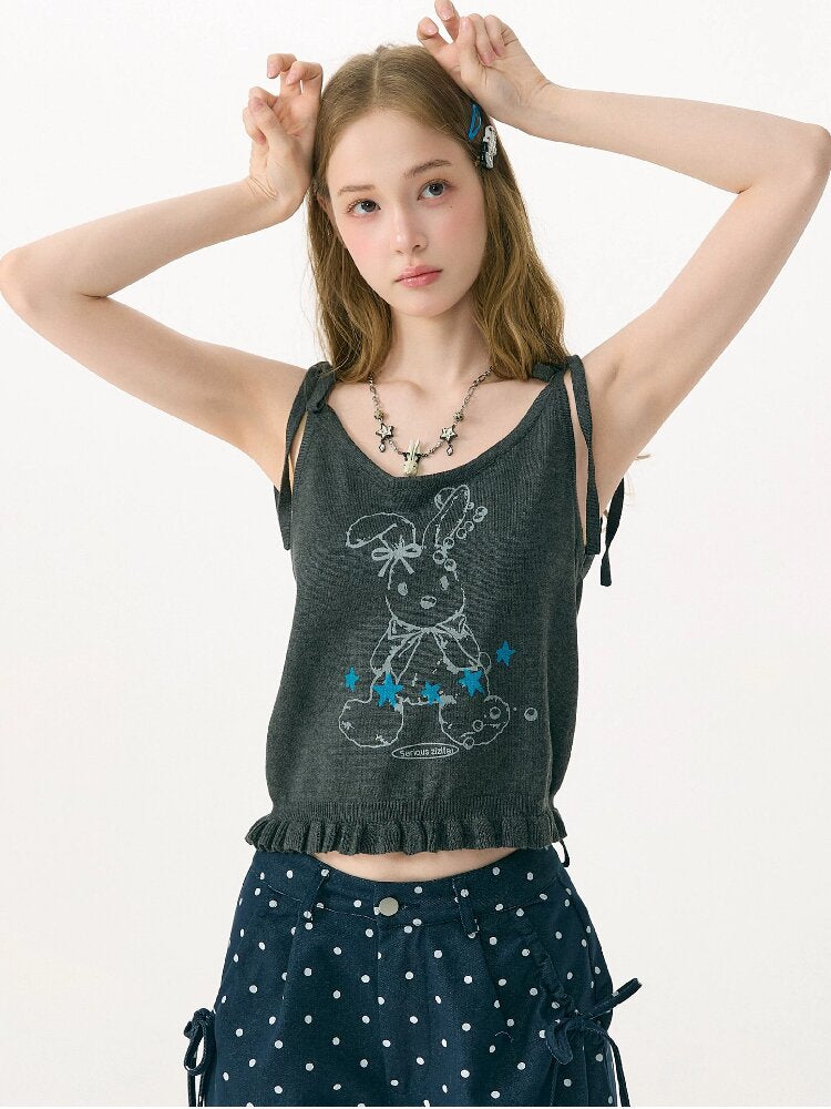 Summer Playful Rabbit Camisole【s0000017161】