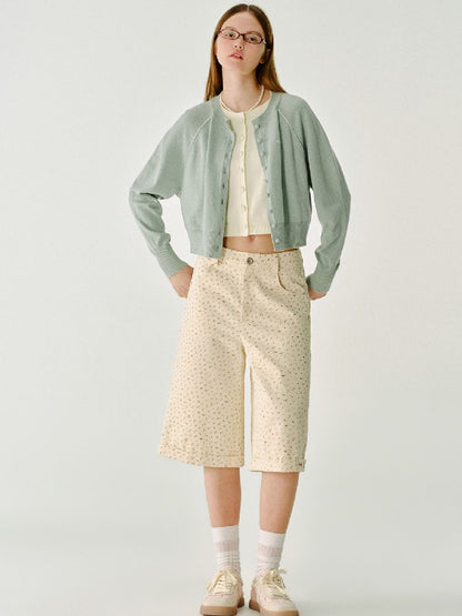 Short Solid Color Knit Sweater【s0000011966】