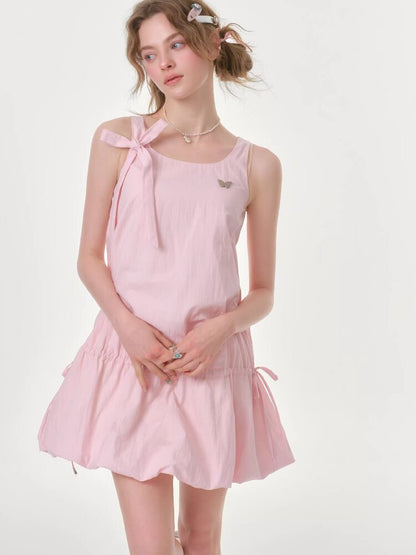 Lace Up Bud Hem Camisole Dress【s0000016615】